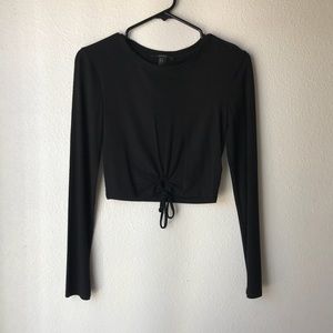 Forever21 Tie Crop Top